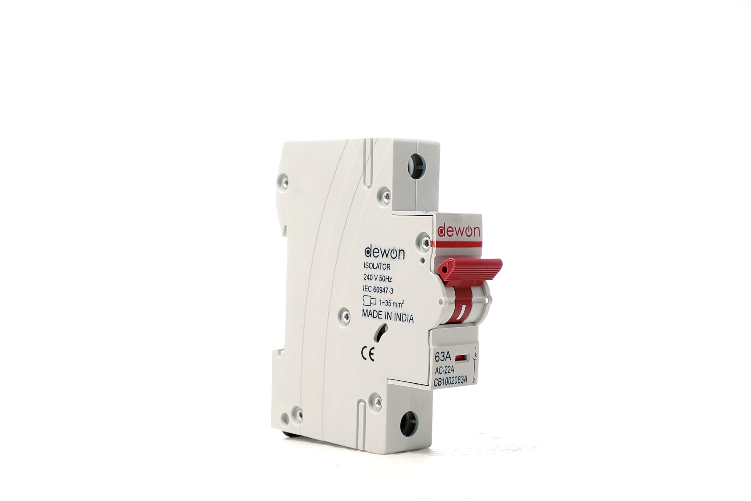 63A Single Pole Isolator | Heavy-Duty Switchgear | Durable & Safe Power Control