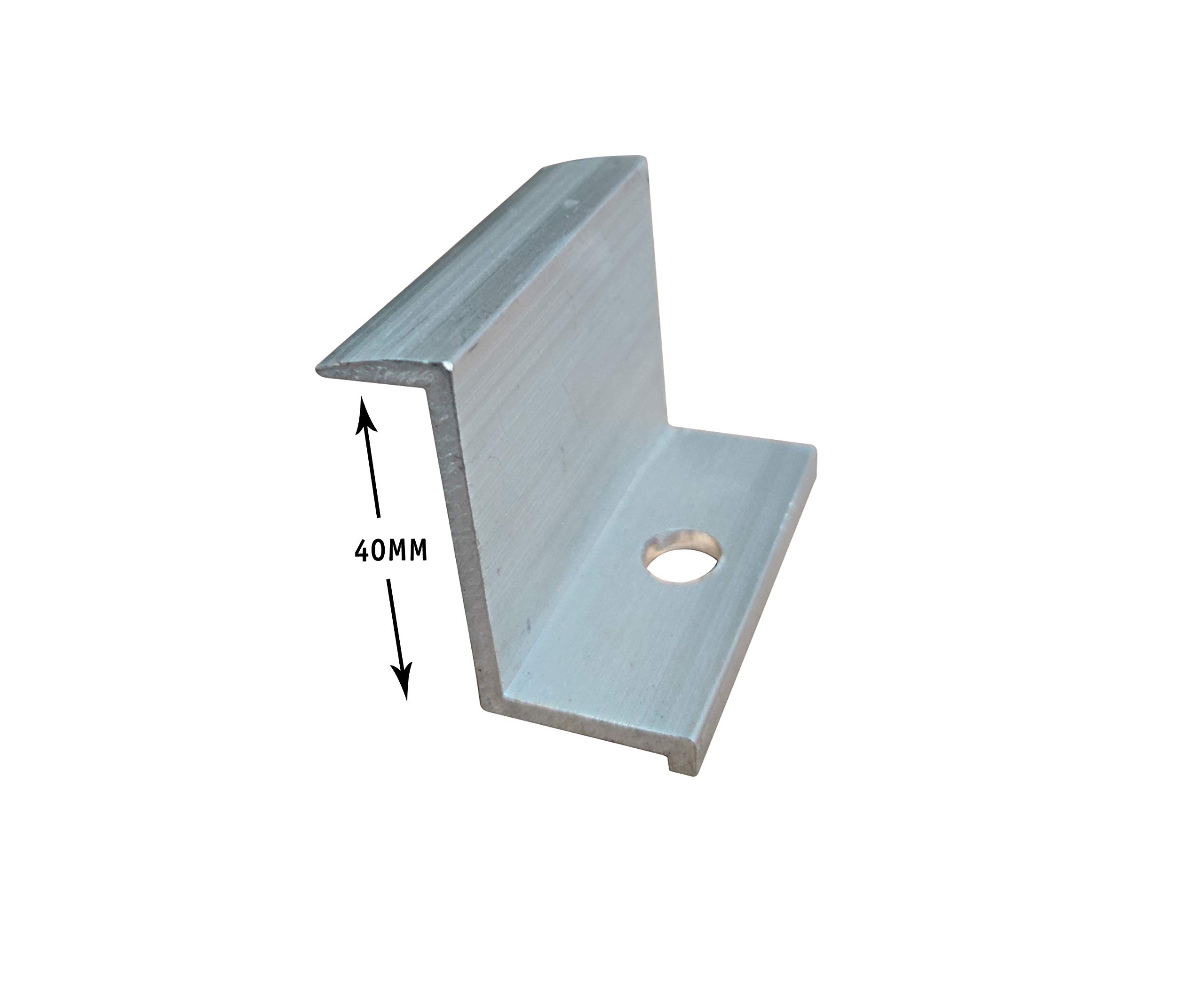 Future - Solar Panel mounting clamp 40MM for 1 Solar Panel (4 End Clamps)